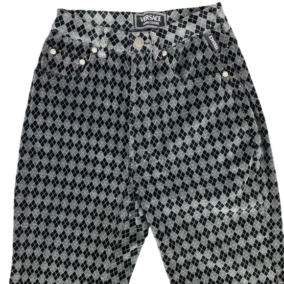 ✨Argyle 🔷👀Versace Jeans Couture👀 ❗Authentic;😍😎🥰❤️🤩💕 VINTAGE - Picture 7 of 15